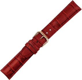 img 2 attached to 🐊 Premium Alligator Crocodile Leather Buckle Men's Watches and Watch Bands by RECHERE