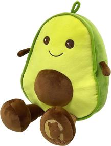 img 3 attached to VOSVOC Stuffed Avocado Cushion Adults、Kids