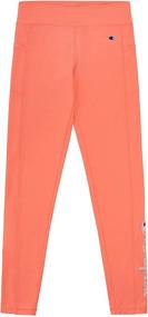 img 3 attached to Champion Heritage Stretch Leggings Heather