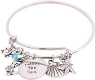 hanreshe mermaid starfish bracelet expandable logo