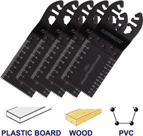 img 1 attached to 🔧 50-Piece Oscillating Tool Saw Blades Multitool Accessories Kit Compatible with Dremel, Fein, Bosch, Skill, Makita, Ridgid, Milwaukee, DeWalt, Mastercraft and Other Popular Brands