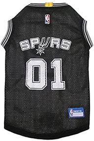 img 1 attached to 🐶 San Antonio Spurs Dog Jersey - Upgrade Your Pet's First Outfit!