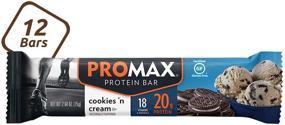 img 4 attached to 🍪 Promax Cookies 'n Cream: 20g High Protein, Natural Ingredients, Gluten Free - 12 Count