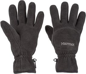 img 1 attached to 🧤 Marmot Fleece Glove Medium Black - Warm and Stylish Hand Protection for Cold Weather