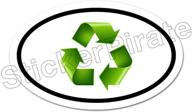 магнит recycle магнитная наклейка на бампер логотип