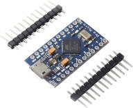 🔌 про микро atmega32u4 5v 16mhz микро-usb плата развития с 2 рядами шестеренчатого штифта - совместима с arduino leonardo | замена atmega328 pro mini. логотип