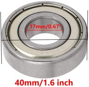 img 2 attached to 🔩 Enhanced Rannb Single Shielded Bearing Diameter for Optimum Performance