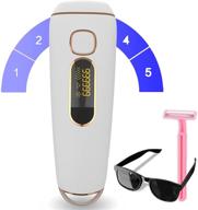 💁 ipl hair removal for women - painless and permanent solution for whole body and facial laser hair removal (999,999 flashes) logo