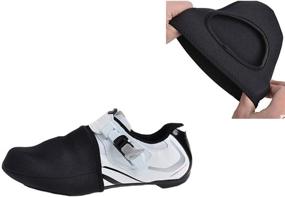 img 4 attached to 🧦 Winter Cycling Shoe Covers: Letusport Portable Warmers for Men and Women - Black