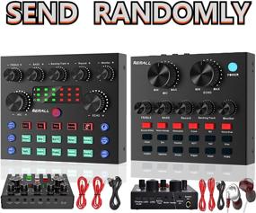img 3 attached to 🎧 Remall V8 Sound Card with Audio Mixer, Sound Effects Board for Streaming and Podcasting. V9 & V8S Compatible, Voice Changer, and Podcast Equipment Bundle. (Random Edition)