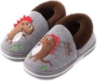 dinosaur slippers memory bedroom winter boys' shoes ~ slippers logo