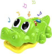 игрушка nueplay аллигатор: обучающая музыкальная игрушка 🐊 с музыкой, светом и режимами игры для детей от 1 до 3 лет логотип