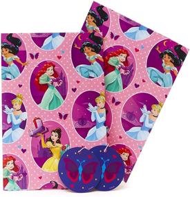 img 3 attached to 👑 Magical Disney Princess Wrapping Paper for Girls and Kids
