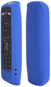 img 2 attached to SIKAI Remote Case For Vizio XRT112 / XRV4TV Smart TV Remote Skin-Friendly Silicone Cover For Vizio XRT112 / XRV4TV Remote Control Shockproof Anti-Lost With Remote Loop (Blue)