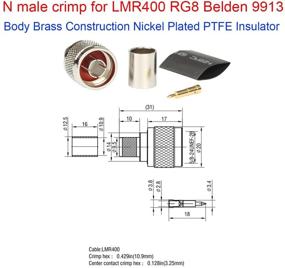 img 1 attached to Coaxial Connector LMR400 с механическим изготовлением