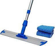 🧹 mr. towels microfiber floor mop: 360 rotating, adjustable handle, 2 reusable pads - the perfect tile, laminate, hardwood floor cleaner! logo