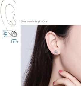 img 2 attached to Presentski Unicorn Stud Earrings: Hypoallergenic 925 Sterling Silver Gift for Girls & Women – Ideal for Birthdays, Christmas & Parties!