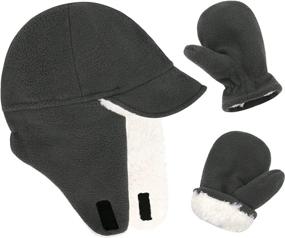 img 4 attached to 🧤 Winter Accessories for Boys: Toddler Gloves, Beanies, and Mittens Ideal for Cold Weather