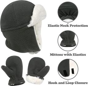 img 2 attached to 🧤 Winter Accessories for Boys: Toddler Gloves, Beanies, and Mittens Ideal for Cold Weather