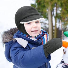 img 1 attached to 🧤 Winter Accessories for Boys: Toddler Gloves, Beanies, and Mittens Ideal for Cold Weather