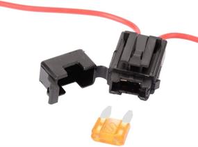 img 3 attached to 🚗 HUIQIAODS Automotive Car Truck 18 Gauge Fuse Holder Adapter for 5A Mini Blade Fuse - Efficient and Reliable Protection