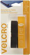 🧵 velcro brand sticky back for fabrics – easy no-sew hemming & closure solution, 24" x 3/4" adhesive tape logo