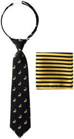 img 4 attached to Canacana Rabbit Microfiber Pre Tied Stripes Boys' Accessories for Neckties
