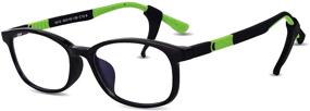 img 4 attached to 👓 Top-rated Blue Light-Blocking Glasses for Kids (Ages 4-15) - Reduces Eyestrain