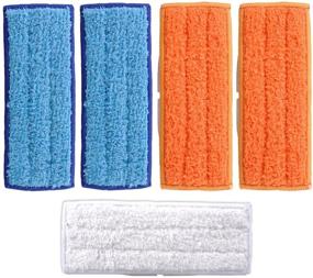 img 4 attached to 🧽 Keepow 5-Pack Washable Mopping Pads: Compatible with iRobot Braava Jet 240 241