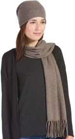 img 4 attached to Fishers Finery Cashmere Scarf Womens Women's Accessories and Scarves & Wraps