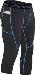 img 1 attached to Milin Naco Compression Baselayer Black Medium Sports & Fitness in Cycling