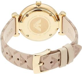 img 2 attached to Emporio Armani Womens Stainless Leather