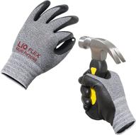 lio flex multi purpose working gloves spandex nbr foam coated logo