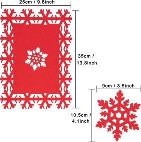 img 3 attached to Snowflake Christmas Coaster Decoration by Whaline