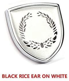 img 4 attached to QIDIAN Car 3D Metal Emblem Badge Stickers Decals Body Side Window Модный декоративный Union Jack для Cooper S ONE F54 F55 F56 F57 R55 R56 R57 F60 R60 Countryman