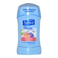 🌸 suave antiperspirant deodorant, sweet pea and violet - long-lasting protection in a convenient 1.4 ounce size (pack of 1) logo