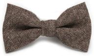 ruth boaz blend herringbone brown men's accessories for ties, cummerbunds & pocket squares logo