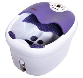 img 4 attached to 💆 Revitalize and Relax Your Feet with the All-in-One Foot Spa Bath Massager FBD1023: Featuring Motorized Rolling Massage, Heat, Wave, O2 Bubbles, Waterfall, Blowing Hot Air, Digital Temperature Control, and LED Display