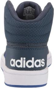 img 2 attached to 👟 Adidas Unisex Youth Hoops White Black Girls' Shoes: Sleek and Stylish Athletic Footwear