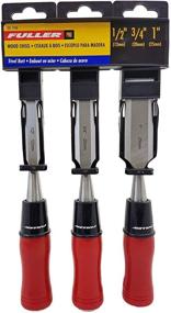 img 4 attached to Premium Quality Fuller Tool Heavy Duty Chisel Set - 3 Piece Kit for Professional Results