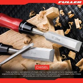 img 2 attached to Premium Quality Fuller Tool Heavy Duty Chisel Set - 3 Piece Kit for Professional Results