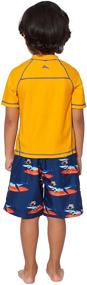 img 3 attached to Boys' Swimwear: Tommy Bahama Rashguard Trunks - Perfect for the Beach!