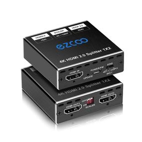 img 3 attached to 🔌 4K HDR Dolby Vision Atmos Down Scaler HDMI Splitter 1x2 - HDMI Scaler 4K 1080P Sync, 4K 60Hz 4:4:4 HDMI Splitter 1 in 2 Out HDCP2.2, EDID 4K5.1/4K7.1/Copy, for Xbox PS5 1080p120Hz Roku SP12H2