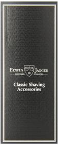 img 3 attached to Imitation Ebony Edwin Jagger Best Badger 🪒 Shaving Brush with Drip Stand - Medium, Black