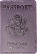 ultra-secure blocking passport holder: essential men's travel wallet logo