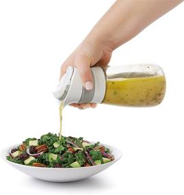 img 2 attached to Gray OXO Twist & Pour Salad Dressing Mixer with Good Grips