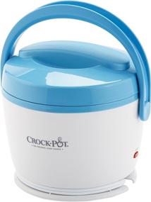 img 3 attached to Crock-Pot Lunch Crock Food Warmer, Blue – Compact Size for Quick Heat and Easy Meals