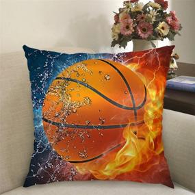 img 1 attached to Moslion Basketball Decorative Cushion Livingroom