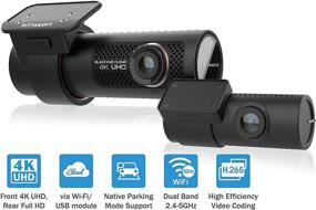 img 1 attached to 📸 BlackVue DR900X-2CH 32GB Dashcam with 4K UHD, Wi-Fi, GPS, Parking Mode, LTE, and Voltage Monitor