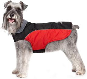 img 4 attached to 🐶 IREENUO Waterproof Dog Jacket: Stylish Dog Coat for Fall and Winter - Keep Your Small to Medium Dogs Warm and Dry with this Premium Dog Raincoat!